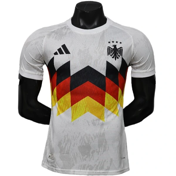 Especial Jugadores Camiseta Alemania 2026 Blanco Negro Amarillo Alemania Camiseta Edición Jugadores 2026 Especial Blanca - Camiseta Alemania | 7camisetas