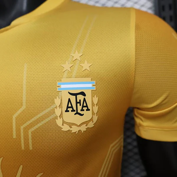 Argentina Camiseta Edición Jugadores 2026 Especial Amarilla - Camiseta Argentina | 7camisetas