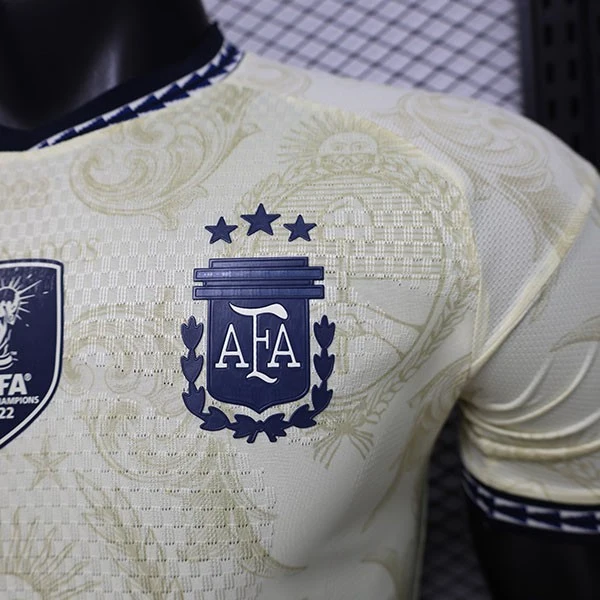 Argentina Camiseta Edición Jugadores 2026 Especial Amarilla - Camiseta Argentina | 7camisetas