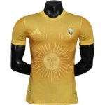 Argentina Camiseta Edición Jugadores 2026 Especial Amarilla - Camiseta Argentina | 7camisetas