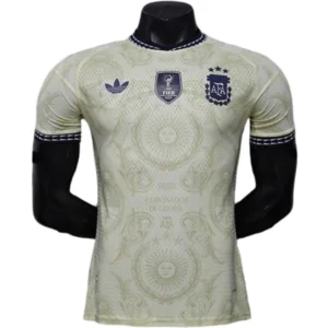 Argentina Camiseta Edición Jugadores 2026 Especial Amarilla - Camiseta Argentina | 7camisetas