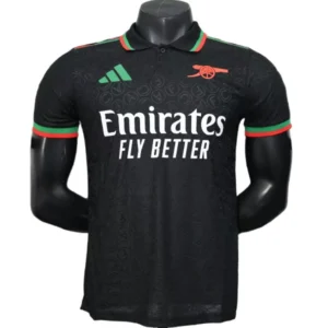 Arsenal Camiseta Edición Jugadores 2025 2026 Especial Negra - Camiseta Arsenal | 7camisetas