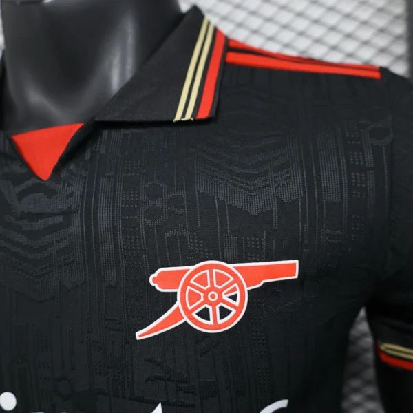 Arsenal Camiseta Edición Jugadores 2025 2026 Especial Negra - Camiseta Arsenal | 7camisetas