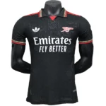Arsenal Camiseta Edición Jugadores 2025 2026 Especial Negra - Camiseta Arsenal | 7camisetas