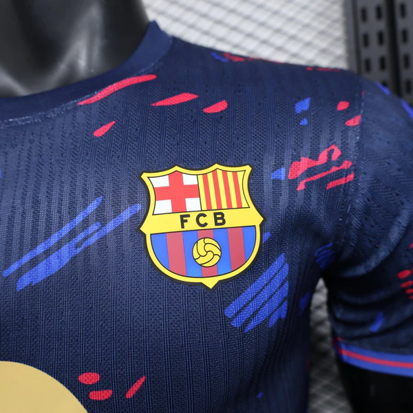 FC Barcelona Camiseta Edición Jugadores 2025 2026 Especial Azul - Camiseta Barcelona | 7camisetas