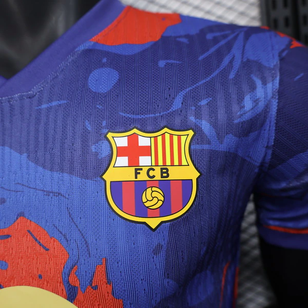 FC Barcelona Camiseta Edición Jugadores 2025 2026 Especial Azul - Camiseta Barcelona | 7camisetas