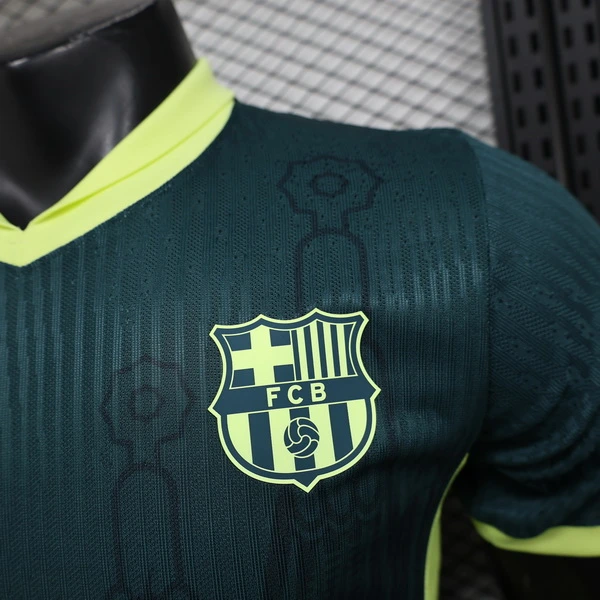 FC Barcelona Camiseta Edición Jugadores 2025 2026 Especial Verde - Camiseta Barcelona | 7camisetas