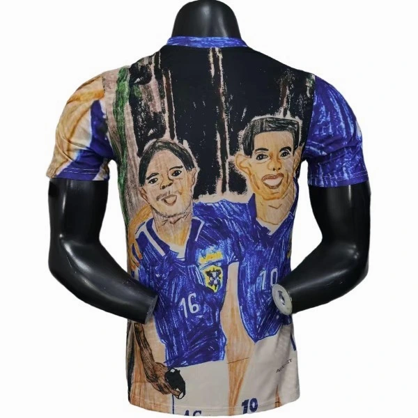 Brasil Camiseta Edición Jugadores 2026 Especial Azul - Camiseta Brasil | 7camisetas