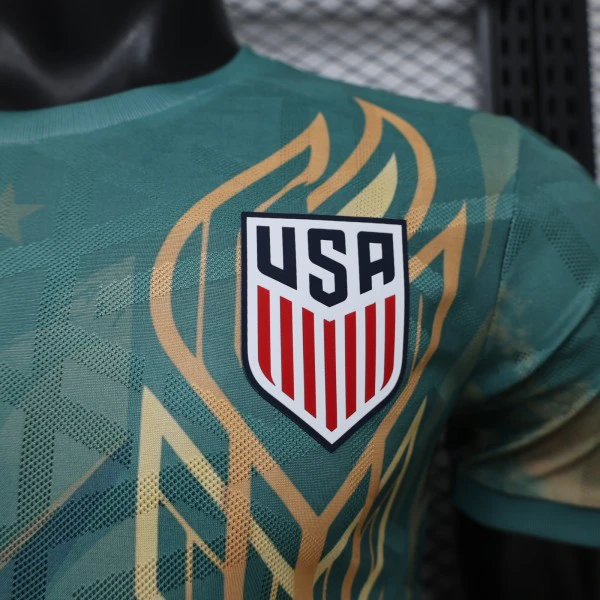 Estados Unidos Camiseta Edición Jugadores 2026 Especial Verde - Camiseta Estados Unidos Mundial 2026 | 7camisetas