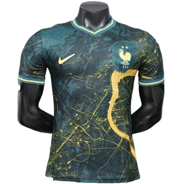 Especial Jugadores Camiseta Francia 2026 Verde Francia Camiseta Edición Jugadores 2026 Especial Verde - Camiseta Francia Mundial 2026 | 7camisetas