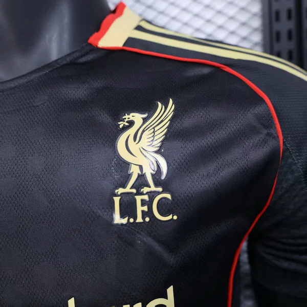 Liverpool Camiseta Edición Jugadores 2025 2026 Especial Negra - Camiseta Liverpool | 7camisetas