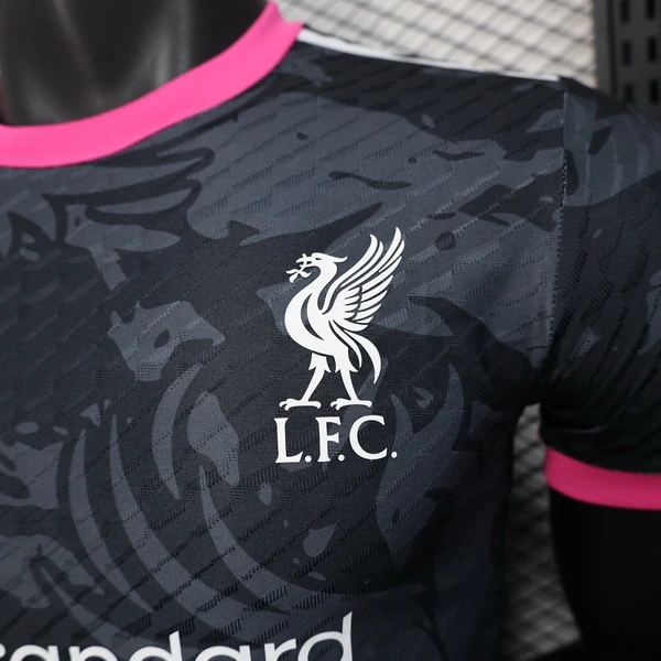 Liverpool Camiseta Edición Jugadores 2025 2026 Especial Negra - Camiseta Liverpool | 7camisetas
