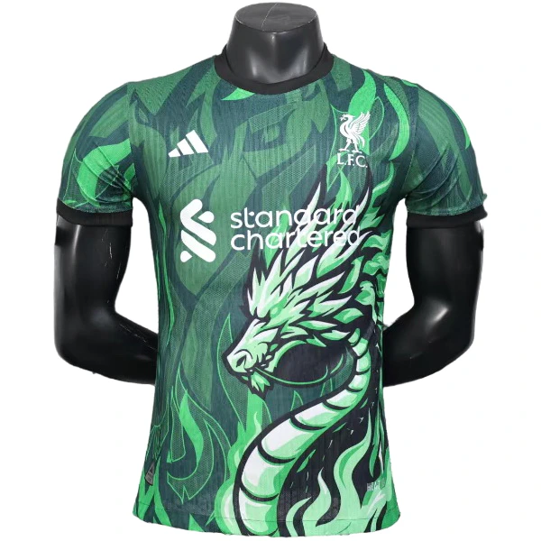 Especial Jugadores Camiseta Liverpool 2025 2026 Verde Liverpool Camiseta Edición Jugadores 2025 2026 Especial Verde - Camiseta Liverpool | 7camisetas