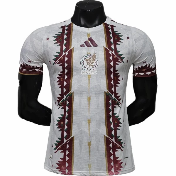 Especial Jugadores Camiseta Mexico 2026 Blanco Rojo México Camiseta Edición Jugadores 2026 Especial Blanca - Camiseta Selección México | 7camisetas
