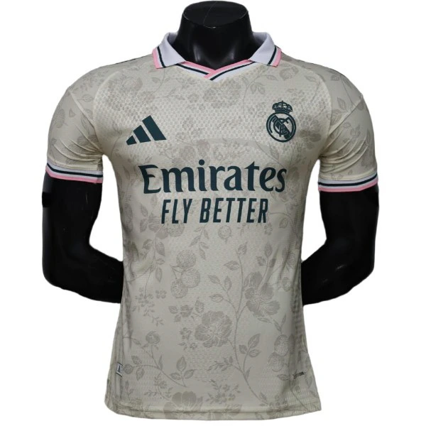 Especial Jugadores Camiseta Real Madrid 2026 2027 Amarillo Rosa Real Madrid Camiseta Edición Jugadores 2026 2027 Especial Amarilla - Camiseta Real Madrid | 7camisetas