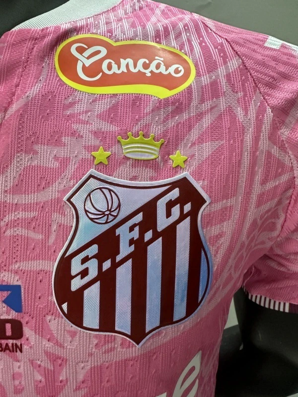 Santos FC Camiseta Edición Jugadores 2025 2026 Especial Rosa - Camiseta Santos Fc | 7camisetas