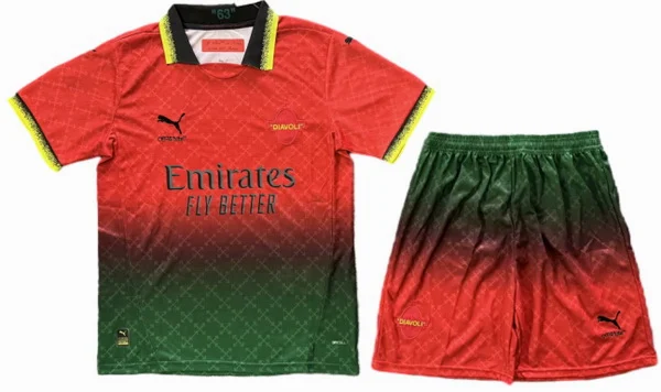 AC Milan Conjunto 2024 2025 Rojo - AC Milan Barata | 7camisetas