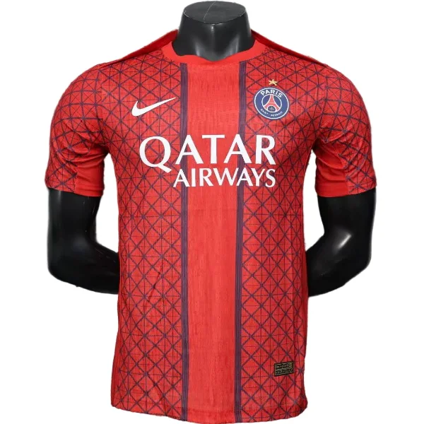 Jugadores Especial Camiseta Paris Saint Germain 2025 2026 Rojo Paris Saint Germain Camiseta Edición Jugadores 2025 2026 Especial Roja - Camiseta Paris Saint Germain | 7camisetas