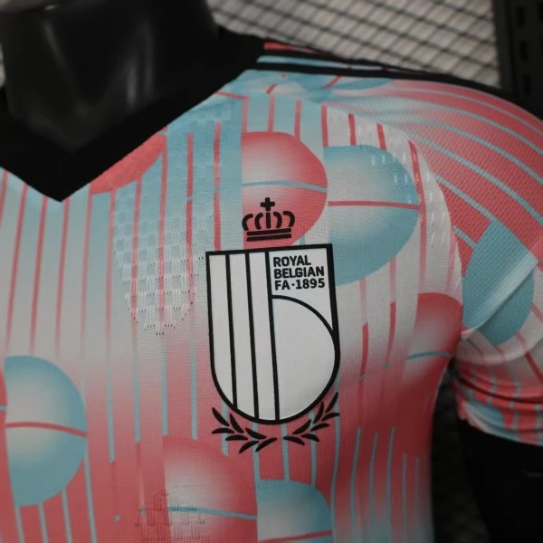 Bélgica Camiseta Edición Jugadores 2026 Segunda Rosa - Camiseta Bélgica Mundial 2026 | 7camisetas