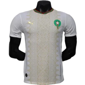 Marruecos Camiseta Edición Jugadores 2026 Segunda Blanca - Camiseta Marruecos | 7camisetas