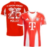 Muller #25 - Bayern Múnich Camiseta 2025 2026 Casa Roja - Camiseta Bundesliga Bayern Múnich | 7camisetas