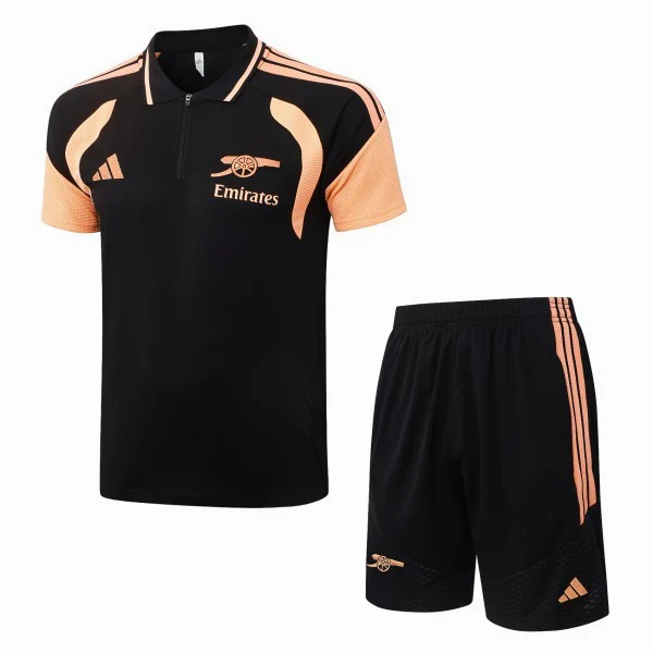 Polo Arsenal 2026 2027 Negro Naranja Arsenal Polo 2026 2027 Negro - Arsenal Barata | 7camisetas