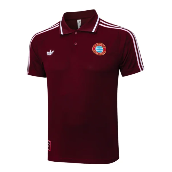 Polo Bayern Múnich 2025 2026 Borgona Bayern Múnich Polo 2025 2026 - Bayern Múnich Barata | 7camisetas