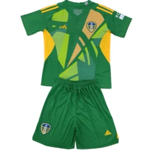 Leeds United Niños Conjunto 2024 2025 Portero Verde - Leeds United Niños Barata | 7camisetas