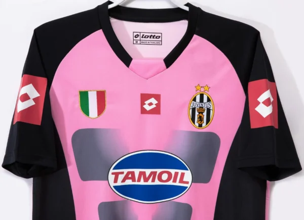 Juventus Camiseta 2001 2002 Portero Rosa - Camiseta Juventus | 7camisetas