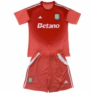 Aston Villa Conjunto 2025 2026 Portero Rojo - Aston Villa Barata | 7camisetas