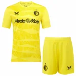 Feyenoord Rotterdam Niños Conjunto 2025 2026 Portero Amarillo - Feyenoord Rotterdam Niños Barata | 7camisetas