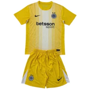 Inter Milán Niños Conjunto 2025 2026 Portero Amarillo - Inter Milán Niños Barata | 7camisetas
