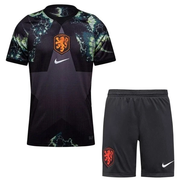 Portero Conjunto De Hombre Países Bajos 2026 Negro Países Bajos Conjunto 2026 Portero Negro - Países Bajos Barata | 7camisetas