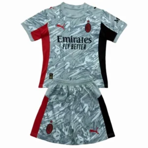 AC Milan Niños Conjunto 2025 2026 Portero Azul - AC Milan Niños Barata | 7camisetas