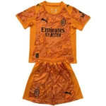AC Milan Niños Conjunto 2025 2026 Portero Naranja - AC Milan Niños Barata | 7camisetas