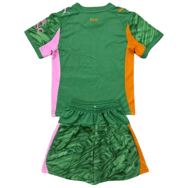 AC Milan Niños Conjunto 2025 2026 Portero Verde - AC Milan Niños Barata | 7camisetas