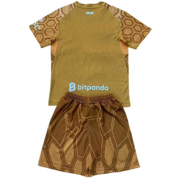 AC Milan Niños Conjunto 2026 2027 Portero Naranja - AC Milan Niños Barata | 7camisetas