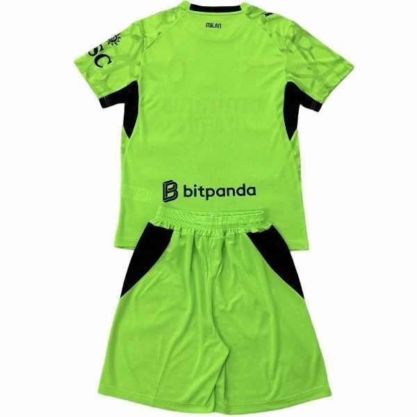 AC Milan Niños Conjunto 2026 2027 Portero Verde - AC Milan Niños Barata | 7camisetas