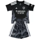 Arsenal Niños Conjunto 2026 2027 Portero Negro - Equipacion Arsenal Niños | 7camisetas