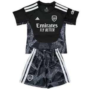 Arsenal Niños Conjunto 2026 2027 Portero Negro - Equipacion Arsenal Niños | 7camisetas