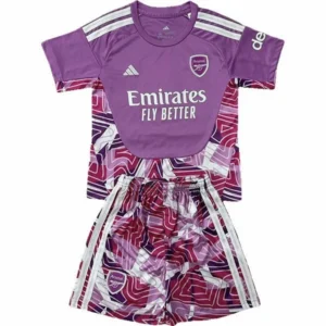 Arsenal Niños Conjunto 2026 2027 Portero Púrpura - Equipacion Arsenal Niños | 7camisetas