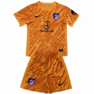 Atlético Madrid Niños Conjunto 2024 2025 Portero Naranja - Equipacion Atletico Madrid Niños | 7camisetas