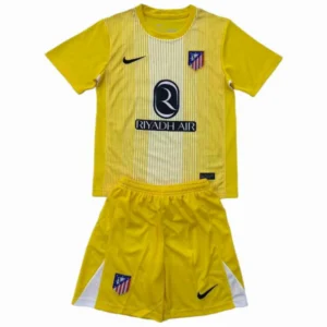 Atlético Madrid Niños Conjunto 2025 2026 Portero Amarillo - Equipacion Atletico Madrid Niños | 7camisetas