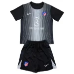 Atlético Madrid Niños Conjunto 2025 2026 Portero Negro - Equipacion Atletico Madrid Niños | 7camisetas