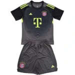 Bayern Múnich Niños Conjunto 2025 2026 Portero Negro - Bayern Múnich Niños Barata | 7camisetas