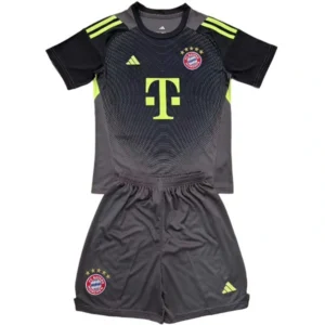 Bayern Múnich Niños Conjunto 2025 2026 Portero Negro - Bayern Múnich Niños Barata | 7camisetas