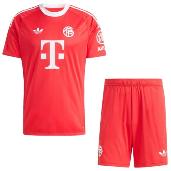 Portero Conjunto De Niños Bayern Múnich 2025 2026 Rojo Bayern Múnich Niños Conjunto 2025 2026 Portero Rojo - Bayern Múnich Niños Barata | 7camisetas