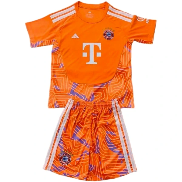 Portero Conjunto De Niños Bayern Múnich 2026 2027 Naranja Bayern Múnich Niños Conjunto 2026 2027 Portero Naranja - Bayern Múnich Niños Barata | 7camisetas