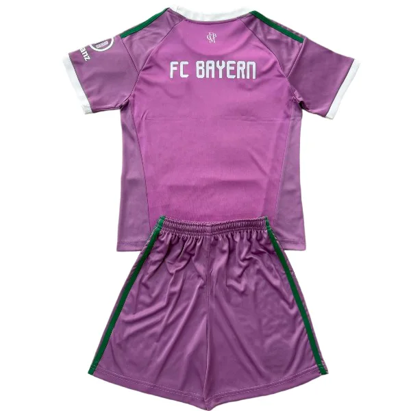 Bayern Múnich Niños Conjunto 2026 2027 Portero Púrpura - Bayern Múnich Niños Barata | 7camisetas