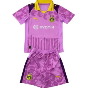 Borussia Dortmund Niños Conjunto 2025 2026 Portero Rosa - Borussia Dortmund Niños Barata | 7camisetas